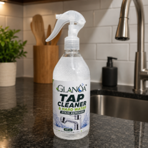 Glanoa Tap Cleaner & Hard Water Stain Remover | Non Toxic & Eco Friendly | All Purpose Cleaner Suitable for Tap, Shower, Bathroom, Mirror | 500 ml | Kids Safe & Pet Friendly Cleaner
