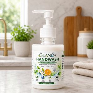 Glanoa Natural Handwash Liquid | Eco-Friendly, Non Toxic & pH Balanced | Lavender Fragrance | 250 ml | Safe For All Skin Types